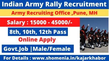 Indian Army, Recruiting Officer(Pune)_ Vacancy for Post of Soldiers 1